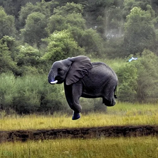 Image similar to flying elephant