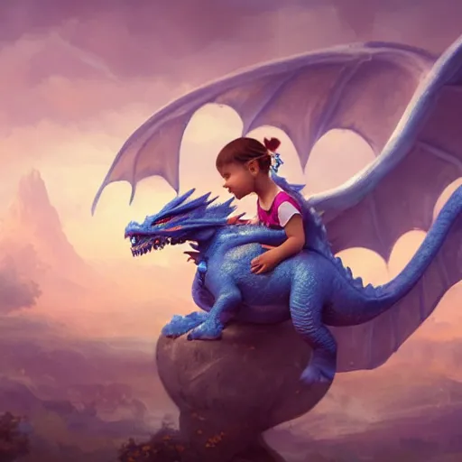 Prompt: a whimsical portrait of a little baby angel riding on a cute dragon pet by Greg Rutkowski, Sung Choi, Mitchell Mohrhauser, Maciej Kuciara, Johnson Ting, Maxim Verehin, Peter Konig, final fantasy, Marco lense, photorealistic 8k, cinematic lighting, HD, high detail, atmospheric, trending on artstation