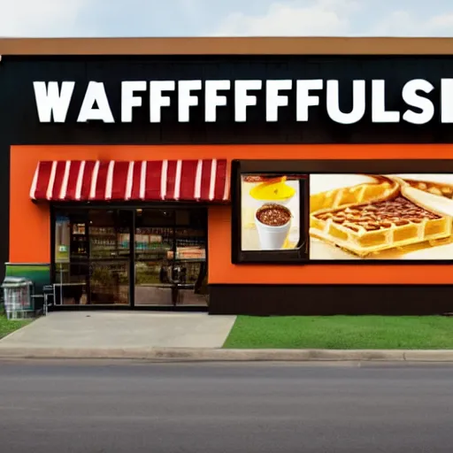 Image similar to wafflehouse professional advertising photography