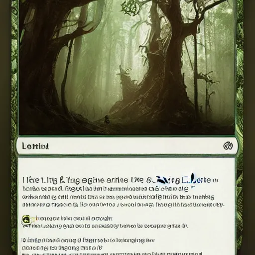 Prompt: living tree, froglike, swamp, greg rutkowski, trending on art station, magic the gathering, 4 k, matte painting