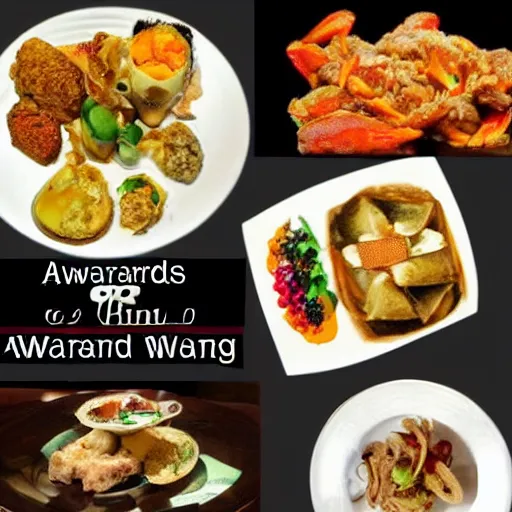 Image similar to Award winning dinner