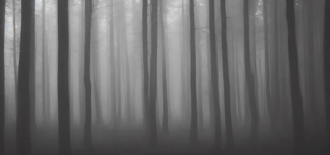 Prompt: portrait misty forest, mystic light, monochrome, analogue photo quality, blur, unfocus, cinematic, 35mm [--seed 3360467559]
