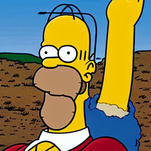 Image similar to Homer Simpson is Ironman
