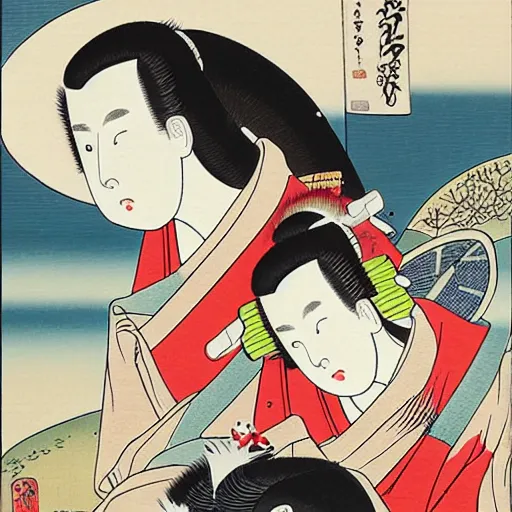 Image similar to ukiyoe painting