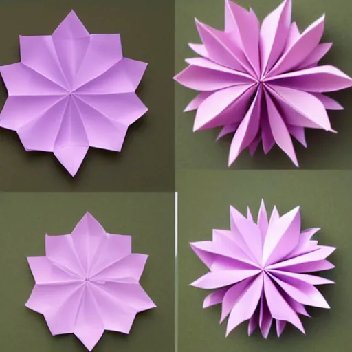 Image similar to origami flower made out of toilet paper