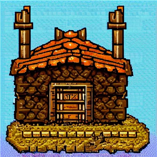 Prompt: a medieval barrack where you train warriors, sprite art, painted, 2 d game