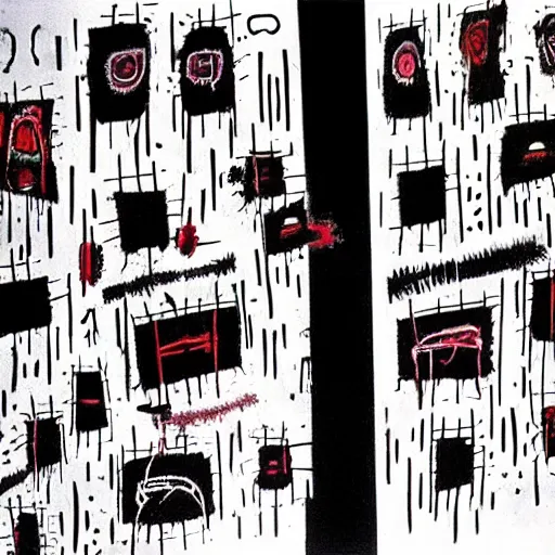 Image similar to inside a dark club, dancing, room is full of people, crowded, disco light, abstract expressionism, artwork by phillip guston and jean - michel basquiat