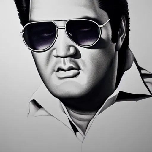 Prompt: elvis presley with dumbledore beart and glasses and magic wand, trending on artstation, hyperrealistic, ultra detailed