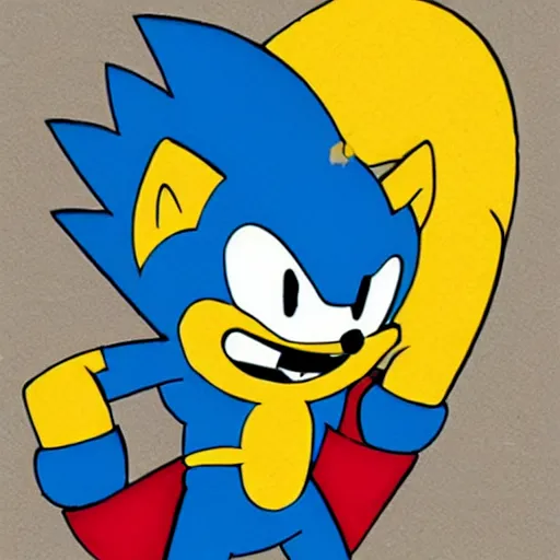 if majin Sonic has a mask all the time?(animated) 