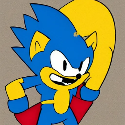 Majin sonic has a mask? but I animated it 