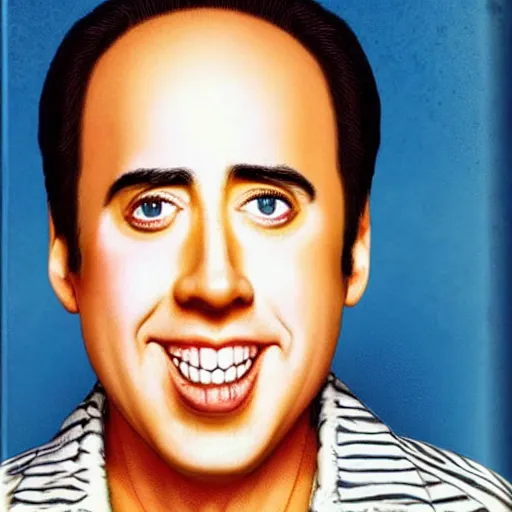 Prompt: The child of Jerry Seinfeld and Nic Cage