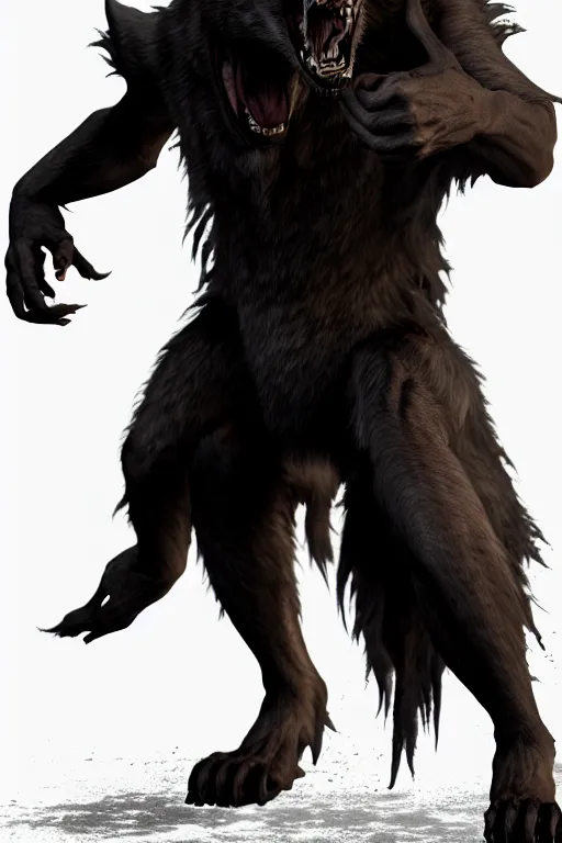 Image similar to werewolf from van helsing unreal engine hyperreallistic render 8k character concept art