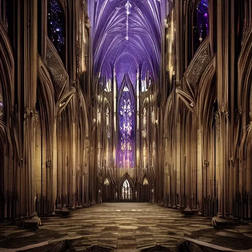 Image similar to starlight, gothic architecture, beautiful, opulent, matte painting, shimmering