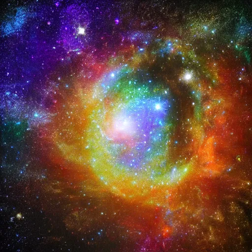 Prompt: Galaxy in an orifice, cosmic, spiritcore, celestialpunk