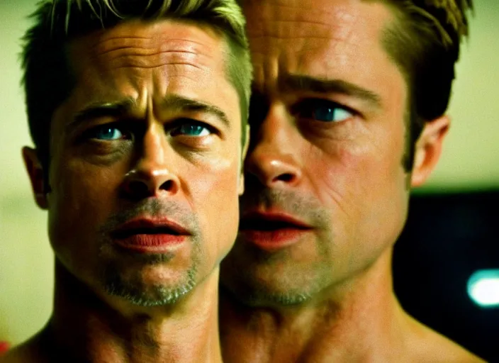 film still of Brad Pitt as Robert Paulson in Fight Club | Stable ...