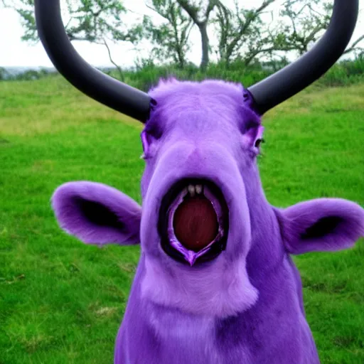 Image similar to one eyed one horn flying purple people eater