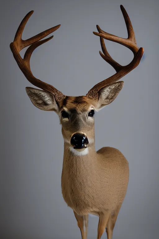 Prompt: an esoteric deer, studio lighting