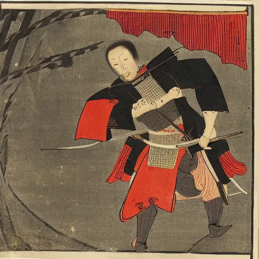 Image similar to 1500s interpretation of samurai,