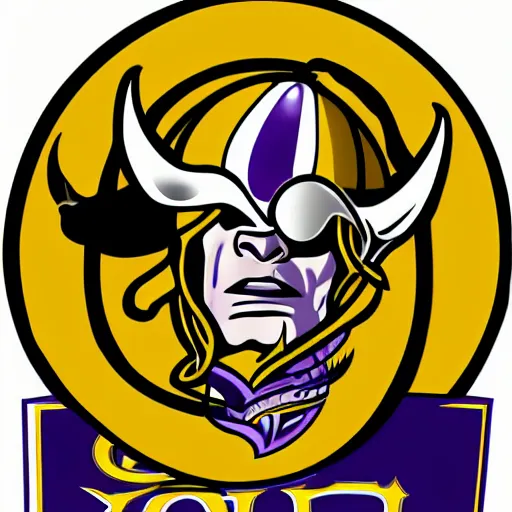 Prompt: sports logo detailed vector snoopdogg vikings