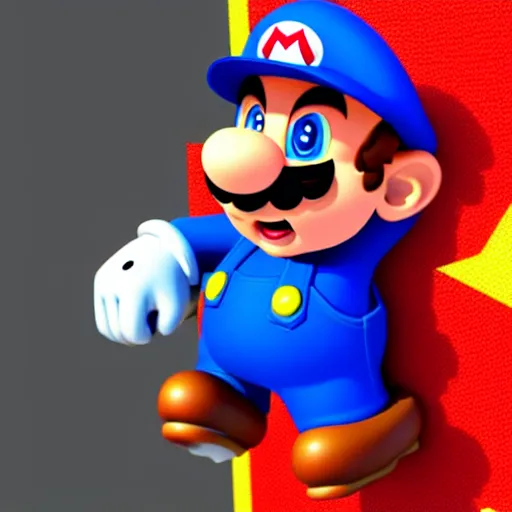 Image similar to super mario as gigachad, highly detailed, extremely high quality, hd, 4 k, 8 k, canon 3 0 0 mm, professional photographer, 4 0 mp, lifelike, top - rated, award winning, realistic, detailed lighting, detailed shadows, sharp, no blur, edited, corrected, trending