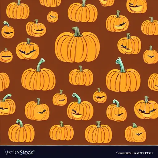 Prompt: cute pumpkin illustration vector