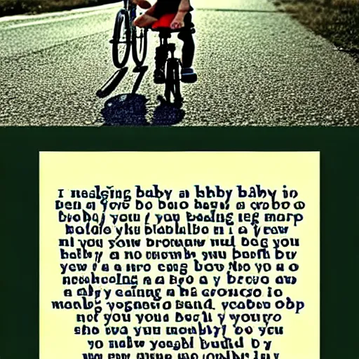 Image similar to Imagine being a baby, not even having learned how to walk yet, and someone tells you that someday you'll have to learn how to ride a bike. It would seem daunting and impossible. Yet, with each new step in the growth process, eventually, riding a bike becomes second nature. Where you are now is not where you will be in a few months or a few years. You can't look at your future goals without taking into consideration your future growth as well. You did so much with so little in the past. Just imagine what you'll do from an elevated state of alignment