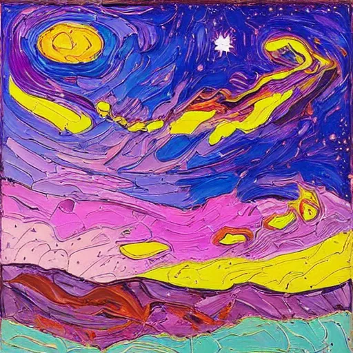 Image similar to Liminal space in outer space by Erin Hanson