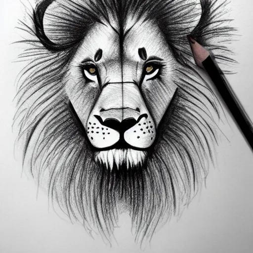 Lion Drawing png download - 5000*5000 - Free Transparent Lionhead Rabbit  png Download. - CleanPNG / KissPNG