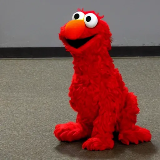 Image similar to elmo in prison