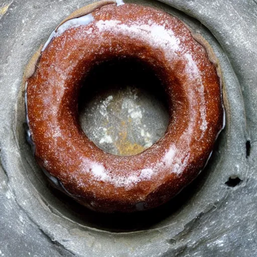 Image similar to photo of a donut that is over two thousand years old