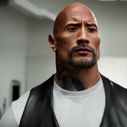 Prompt: Dwayne Johnson in Sons of anarchy very detail4K quality super realistic