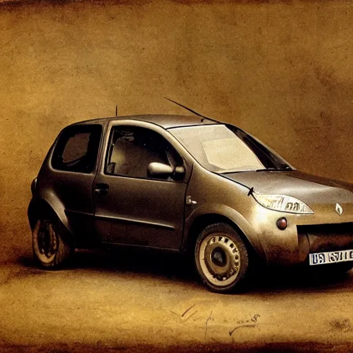 Prompt: steampowered Renault sandero photo by Leonardo da Vinci
