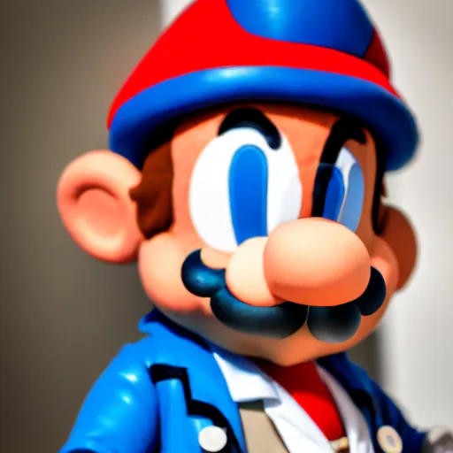 Prompt: Dr. Mario from Super Smash Bros, Sigma 85mm f_1.4, 4k, hd, portrait photography