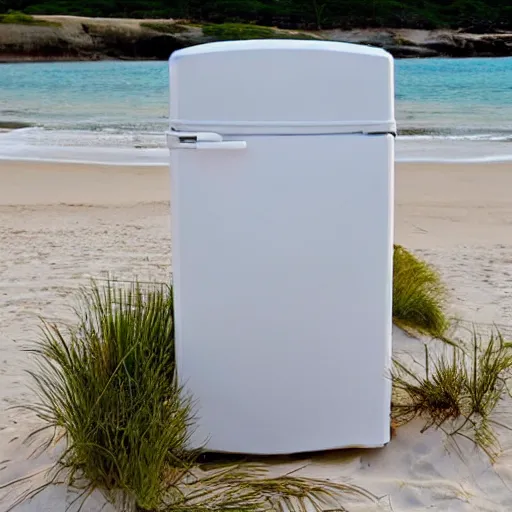 Image similar to refrigerator on the beach