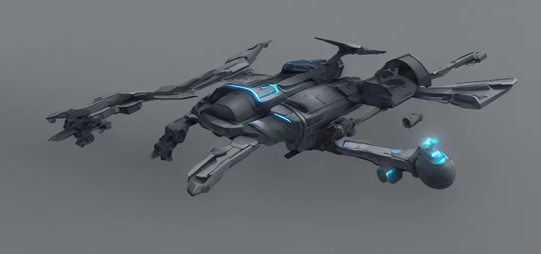 Image similar to futuristic spherical aerial recon battle drone, hard surface, concept art, highly detailed, 8 k, rendered in octane