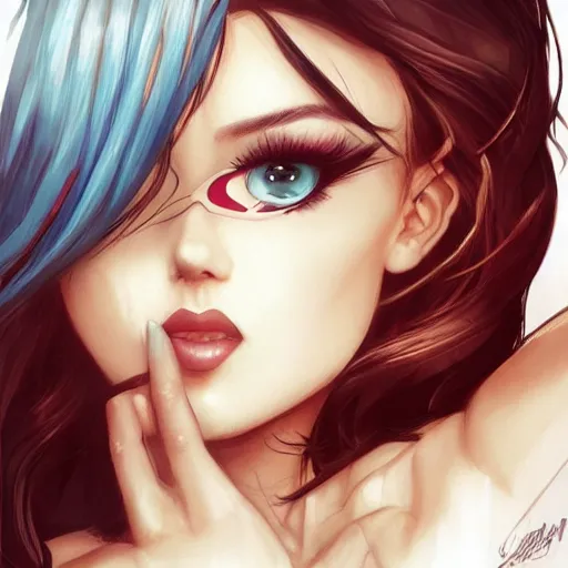 Image similar to woke up by artgerm