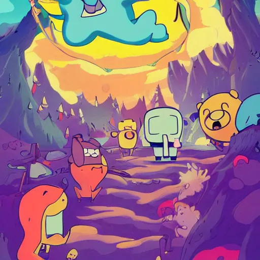 Image similar to adventure time