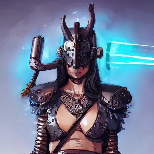 Image similar to cyberpunk viking helmet mask warrior goddess robot ninja fantasy, art gta 5 cover, official fanart behance hd artstation by jesper ejsing, by rhads, makoto shinkai and lois van baarle, ilya kuvshinov, ossdraws