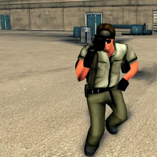 Image similar to solid snake in gta san andreas