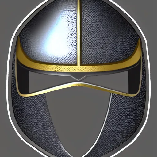 Prompt: knight helmet, detailed, 4k, style of hydro74