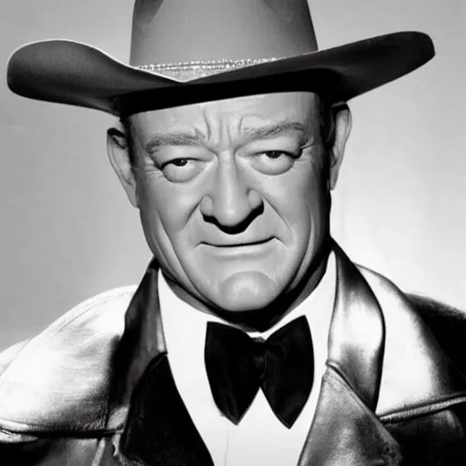 Prompt: “ john wayne in rupaul ’ s drag race ”