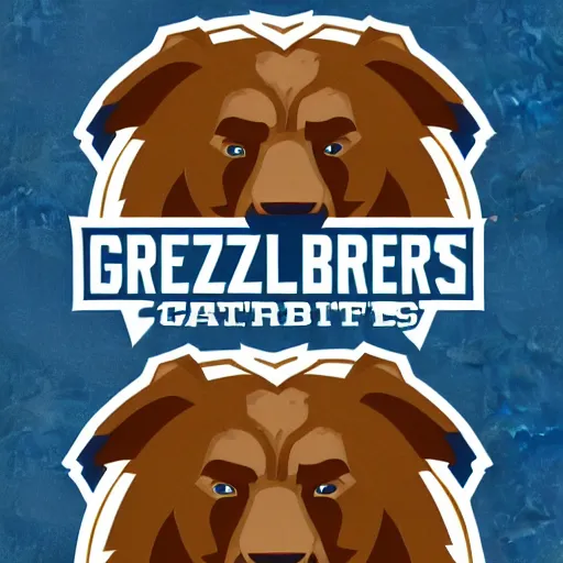 Image similar to concept logo design for a grizzley bears football team