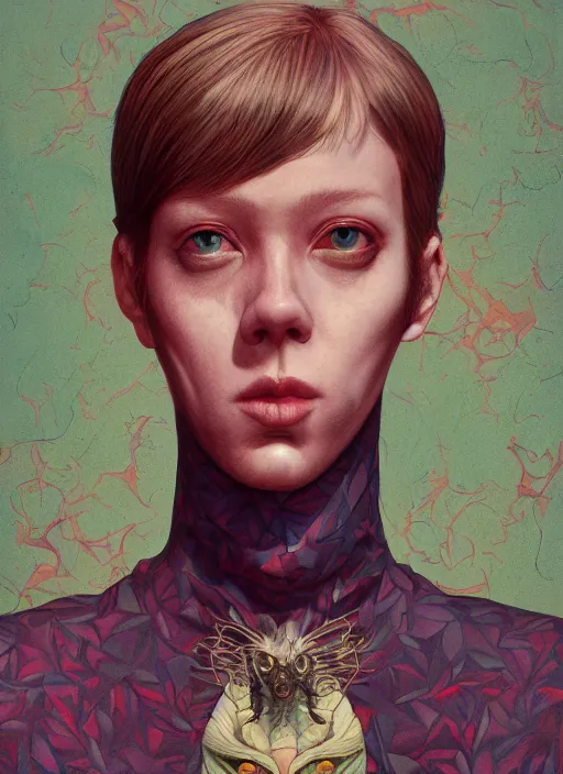 Image similar to portrait :: by Martine Johanna and Simon Stålenhag and Chie Yoshii and wlop and Guillermo del toro :: ornate, dynamic, particulate, rich colors, elegant, centered, artstation, smooth, sharp focus, octane render, 3d