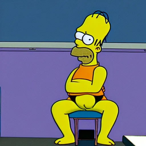 Image similar to Homer Simpson in the manor house of Eyes Wide Shut (1999)