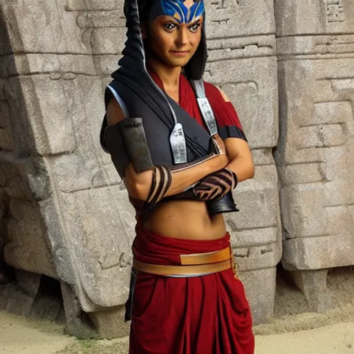 Image similar to Ashoka Tano, Star Wars character, togruta female ::