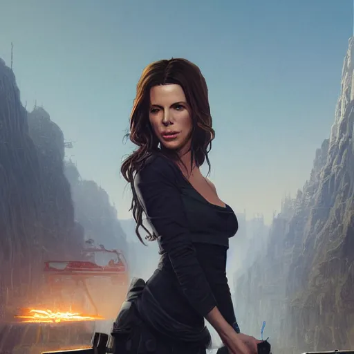 Prompt: highly detailed portrait kate beckinsale in gta v, stephen bliss, unreal engine, fantasy art by greg rutkowski, loish, rhads, ferdinand knab, makoto shinkai and lois van baarle, ilya kuvshinov, rossdraws, tom bagshaw, global illumination, radiant light, detailed and intricate environment