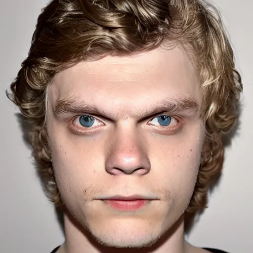 Prompt: evan peters photographed by larry clark, 8 k