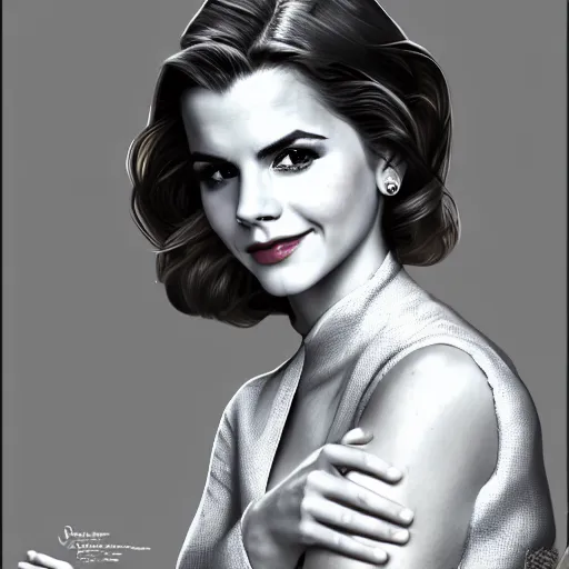 Prompt: A combination of Victoria Justice's and Grace Kelly's and Emma Watson's appearances as an astronaut, full body portrait, western, D&D, fantasy, intricate, elegant, highly detailed, digital painting, artstation, concept art, matte, sharp focus, illustration, art by Artgerm and Greg Rutkowski and Alphonse Mucha