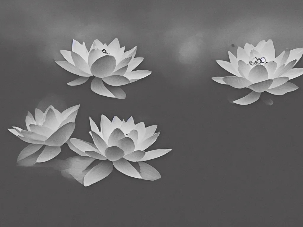 Prompt: double exposure lotus, space