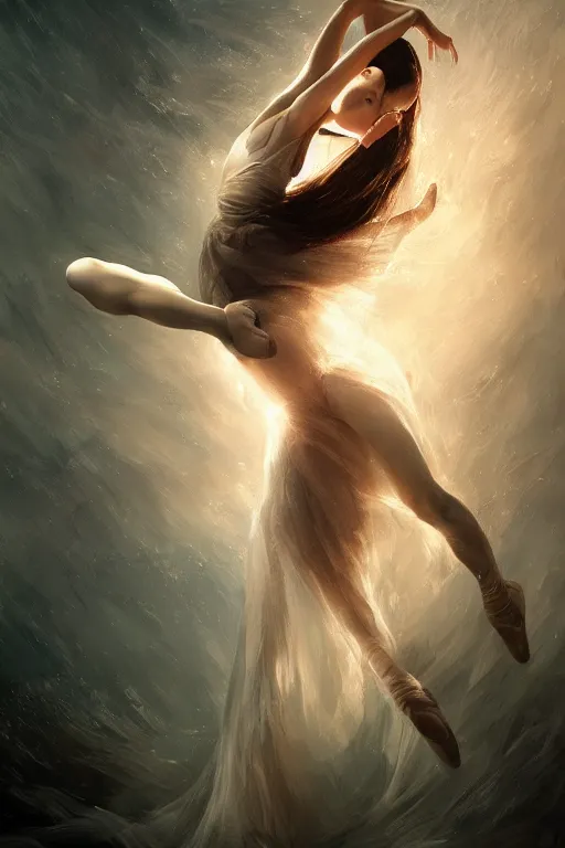 Prompt: filipina prima ballerina, gorgeous, ethereal, intricate, elegant, volumetric lighting, nature scenery, digital painting, highly detailed, artstation, sharp focus, illustration, concept art, clive barker